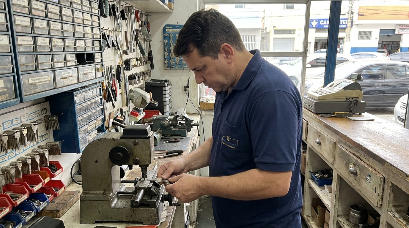 Confecção de Chave Automotiva profissional em Duque de Caxias‑RJ